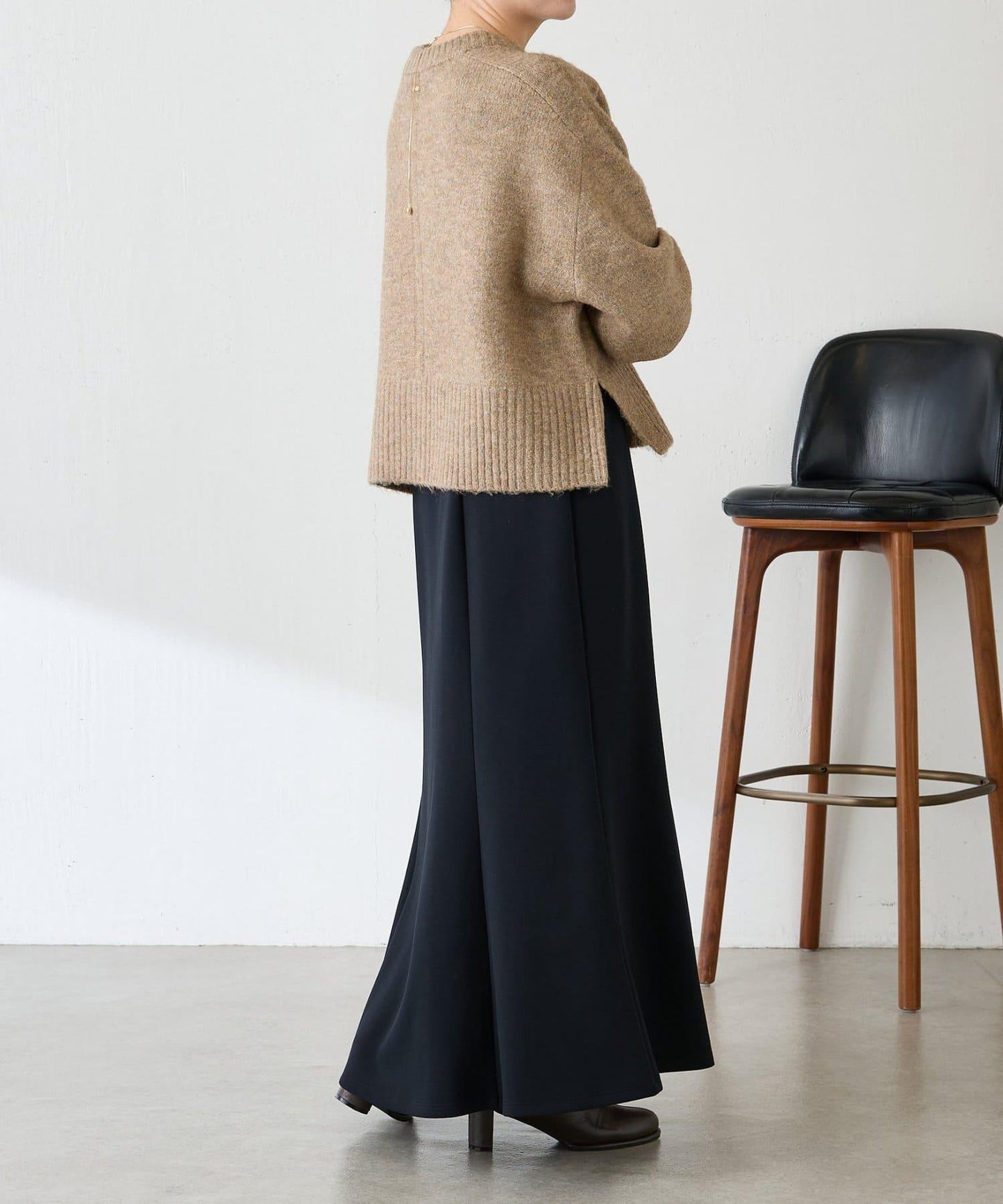 【全鬆緊腰】針織美人魚裙