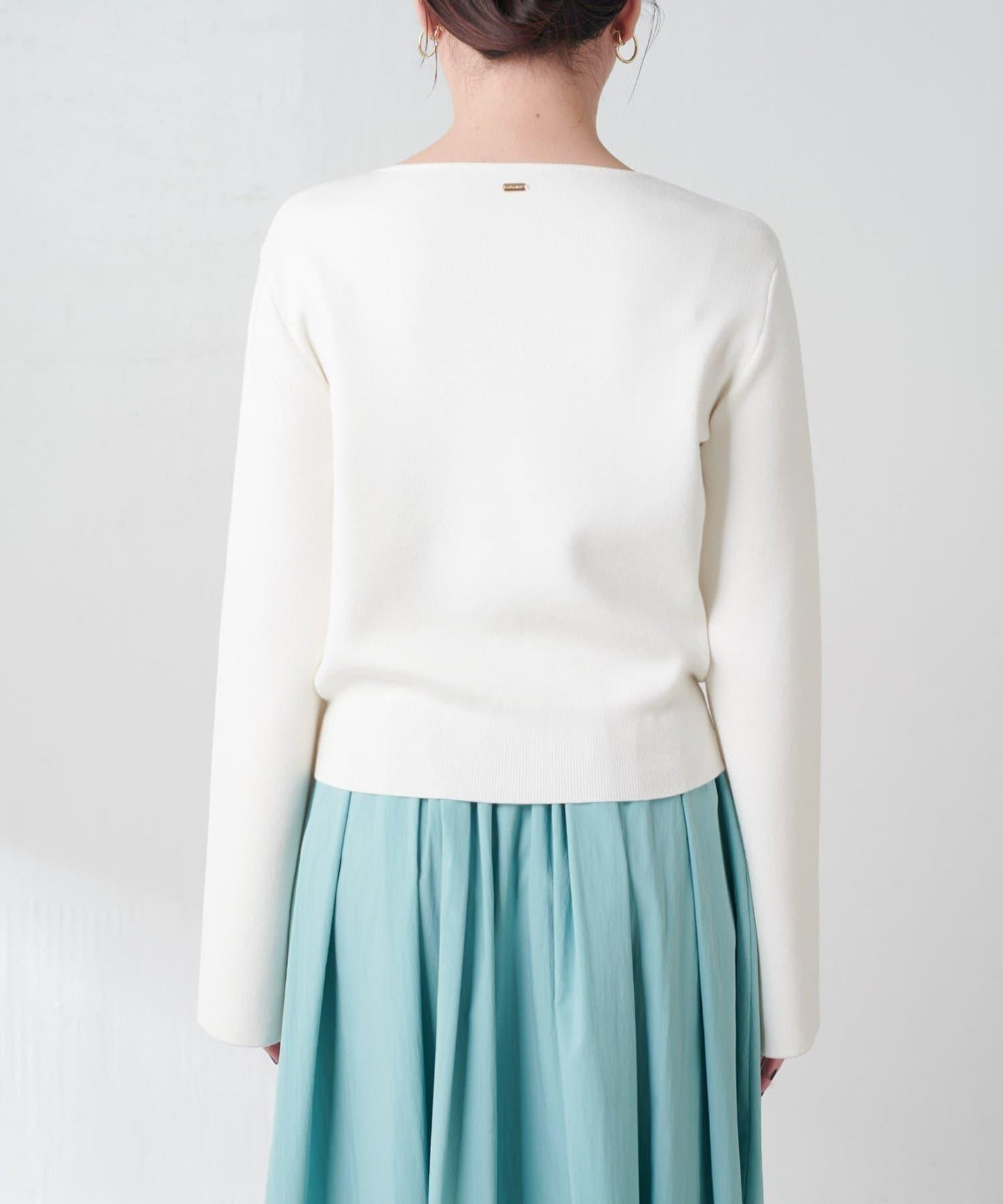 【順滑觸感】斜釦針織衫