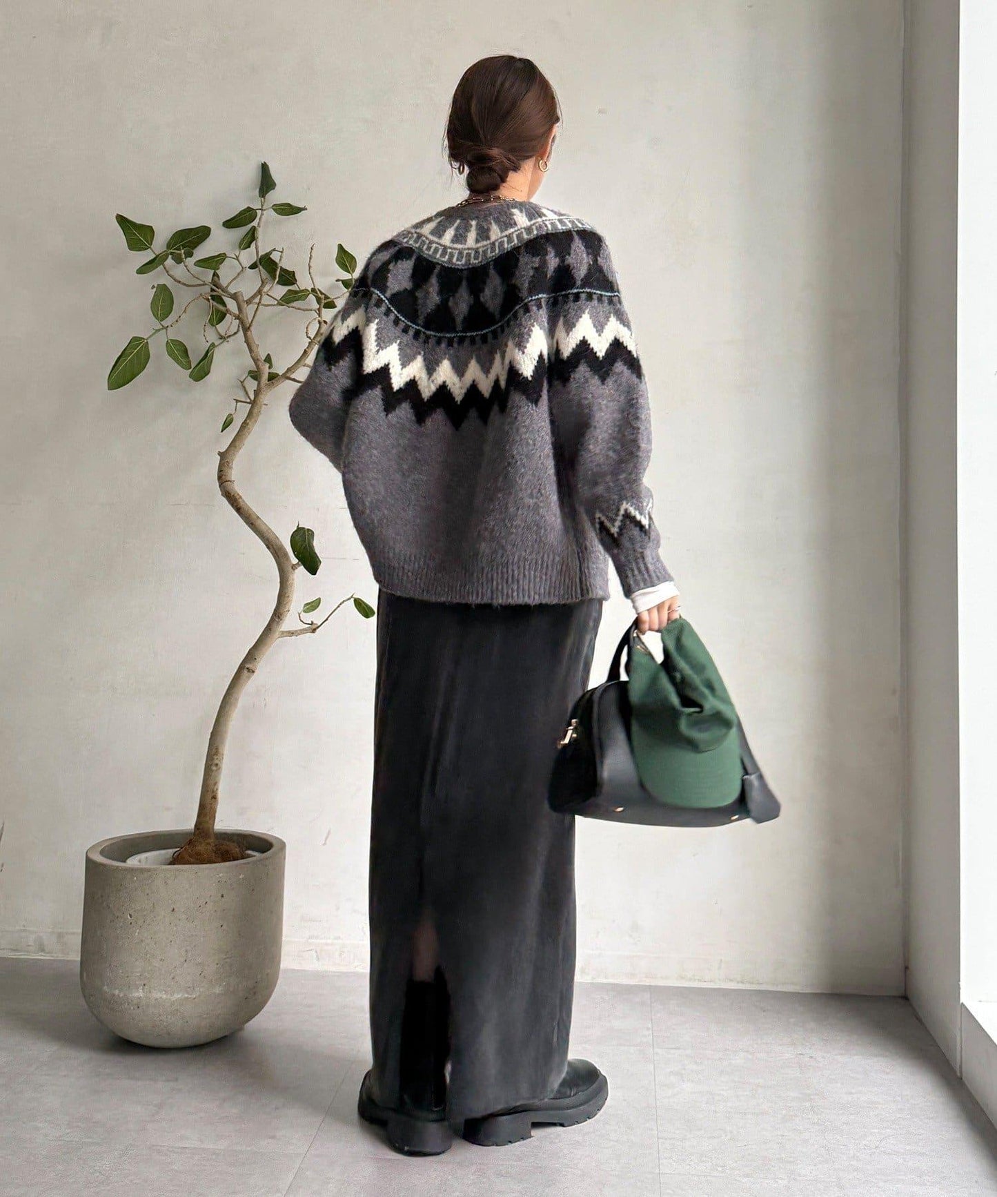 緞面直筒半身裙