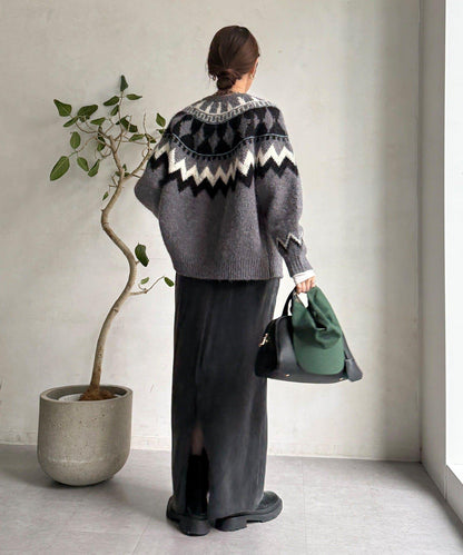 緞面直筒半身裙