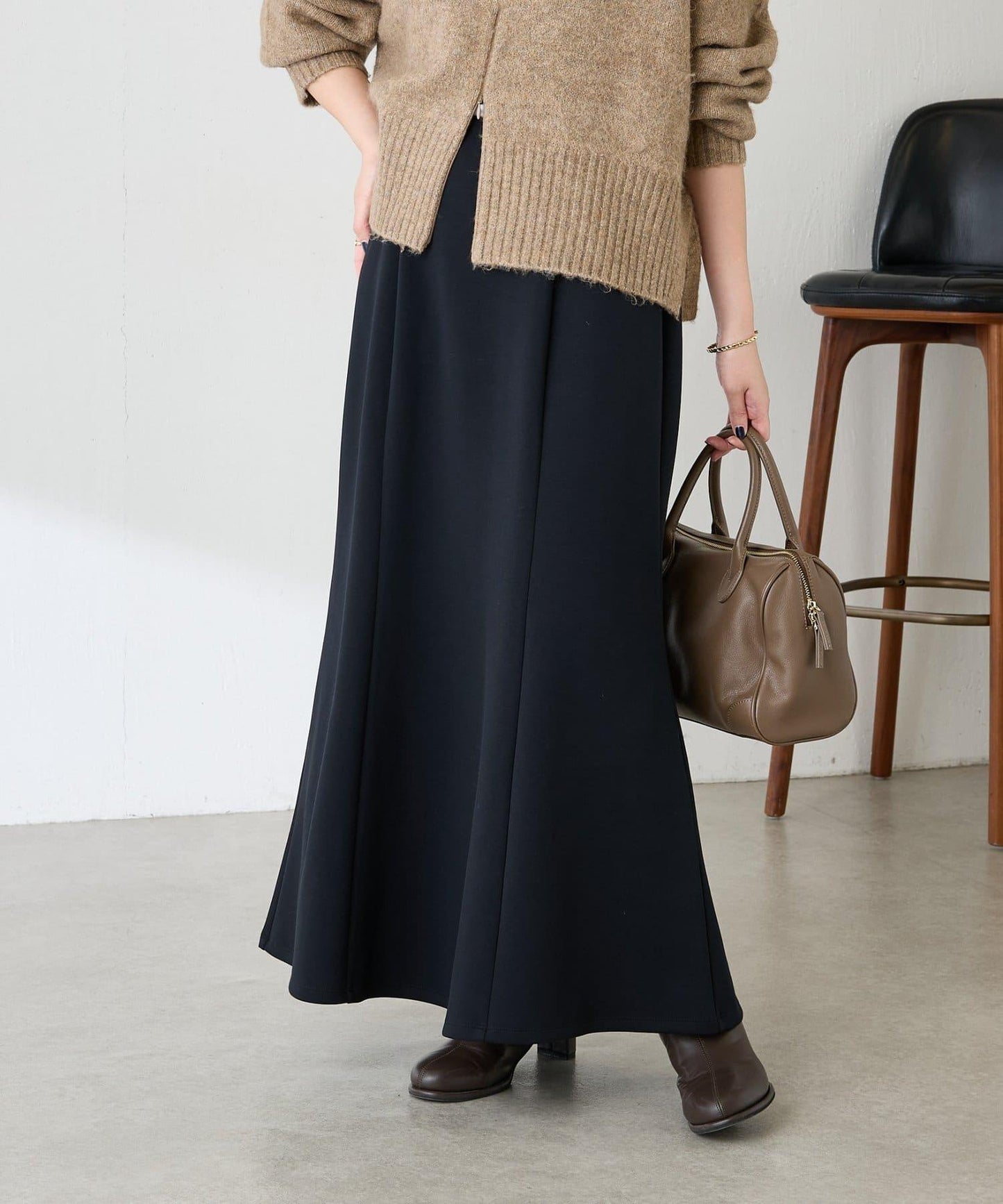 【全鬆緊腰】針織美人魚裙