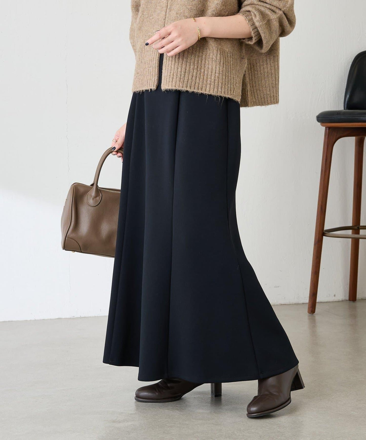 【全鬆緊腰】針織美人魚裙