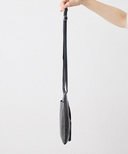 sampo×ear馬蹄形流蘇單肩包《本革/輕量150g》