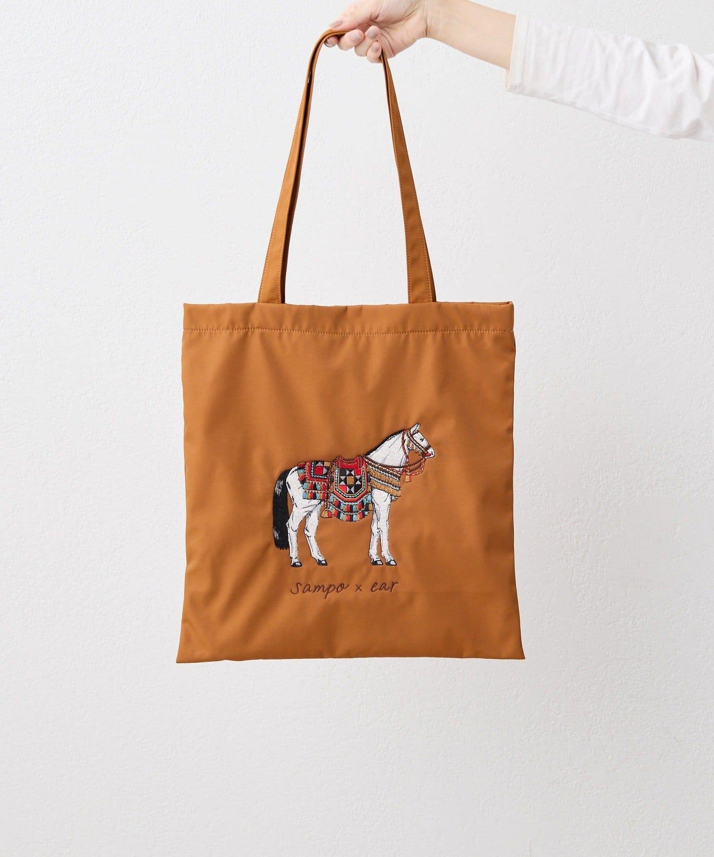 sampo×ear馬蹄形子母托特包《防潑水/B4尺寸適用》