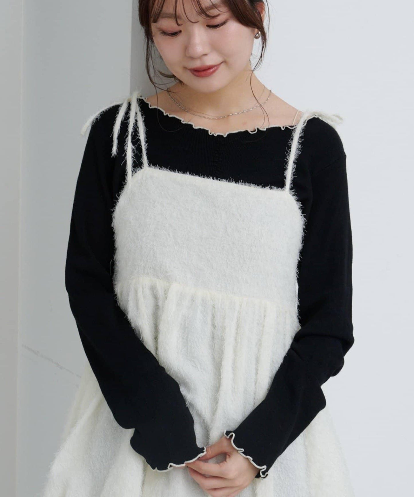 柔軟親膚針織套頭衫