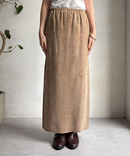 緞面直筒半身裙