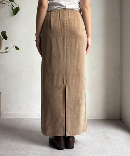 緞面直筒半身裙