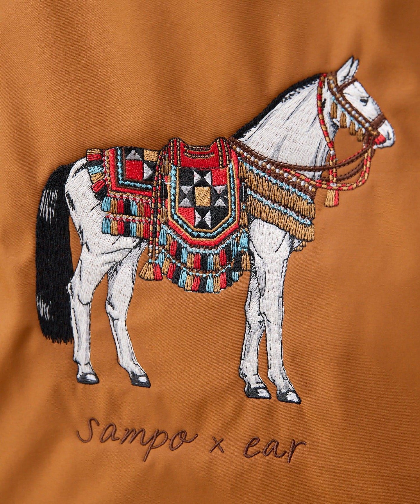 sampo×ear馬蹄形子母托特包《防潑水/B4尺寸適用》