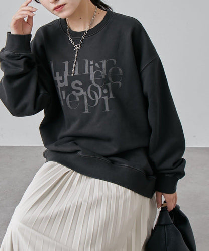 水洗工藝LOGO衛衣