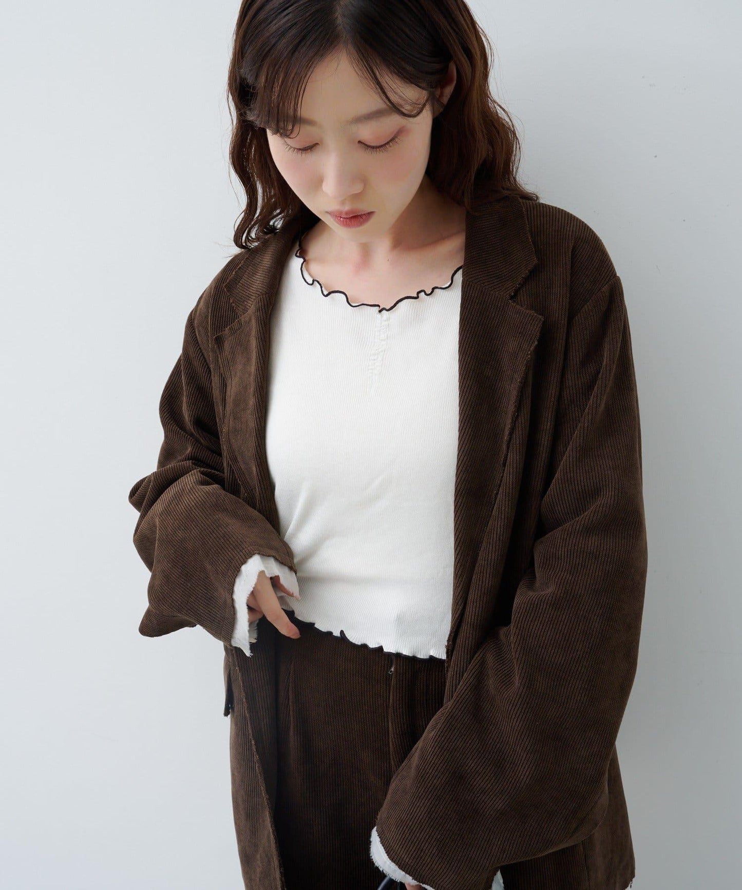 柔軟親膚針織套頭衫