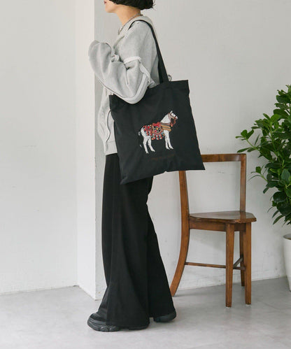 sampo×ear馬蹄形子母托特包《防潑水/B4尺寸適用》