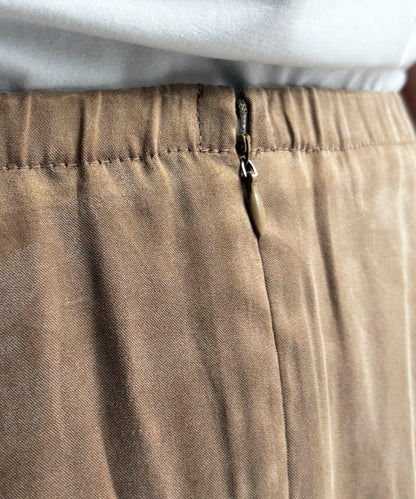 緞面直筒半身裙