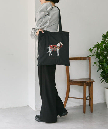 sampo×ear馬蹄形子母托特包《防潑水/B4尺寸適用》