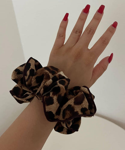 豹紋髮圈