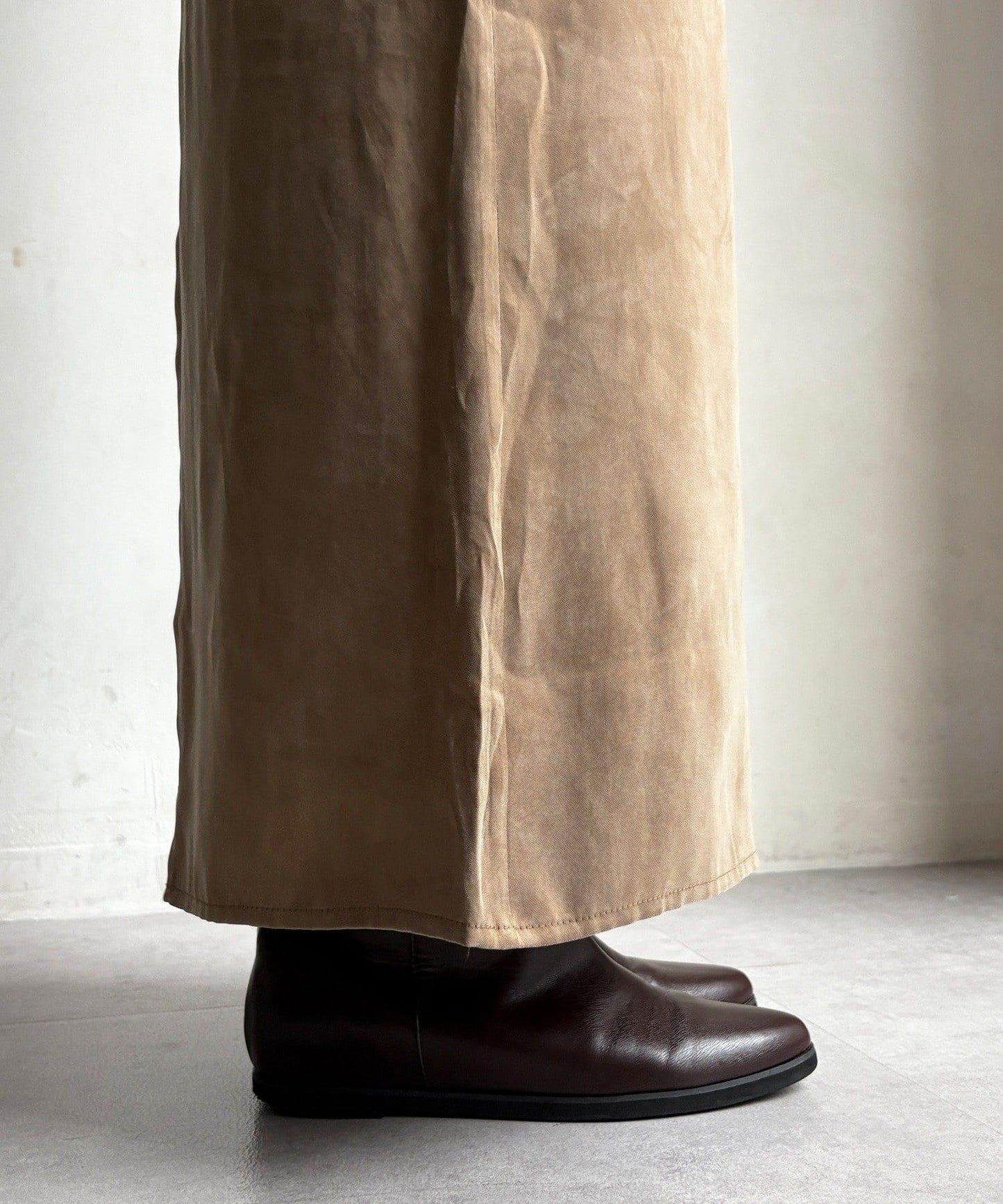 緞面直筒半身裙