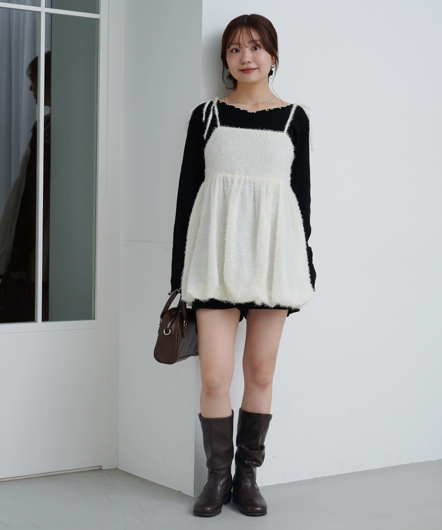 柔軟親膚針織套頭衫