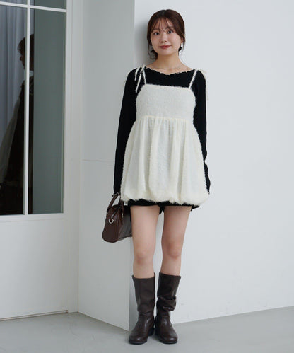 柔軟親膚針織套頭衫