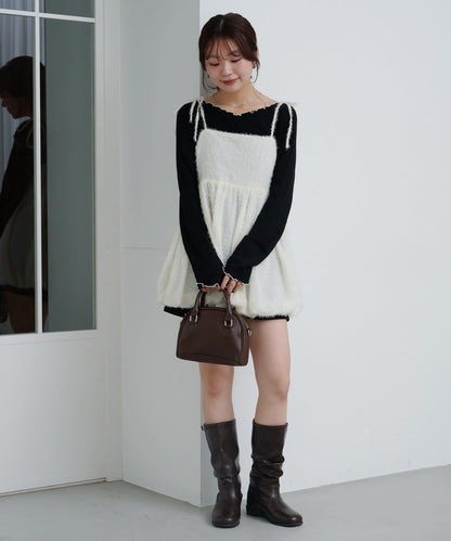 柔軟親膚針織套頭衫