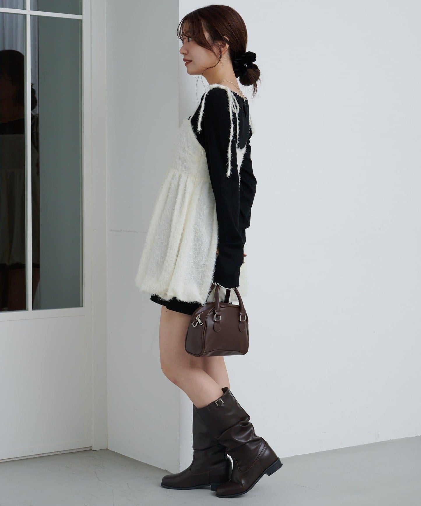 柔軟親膚針織套頭衫