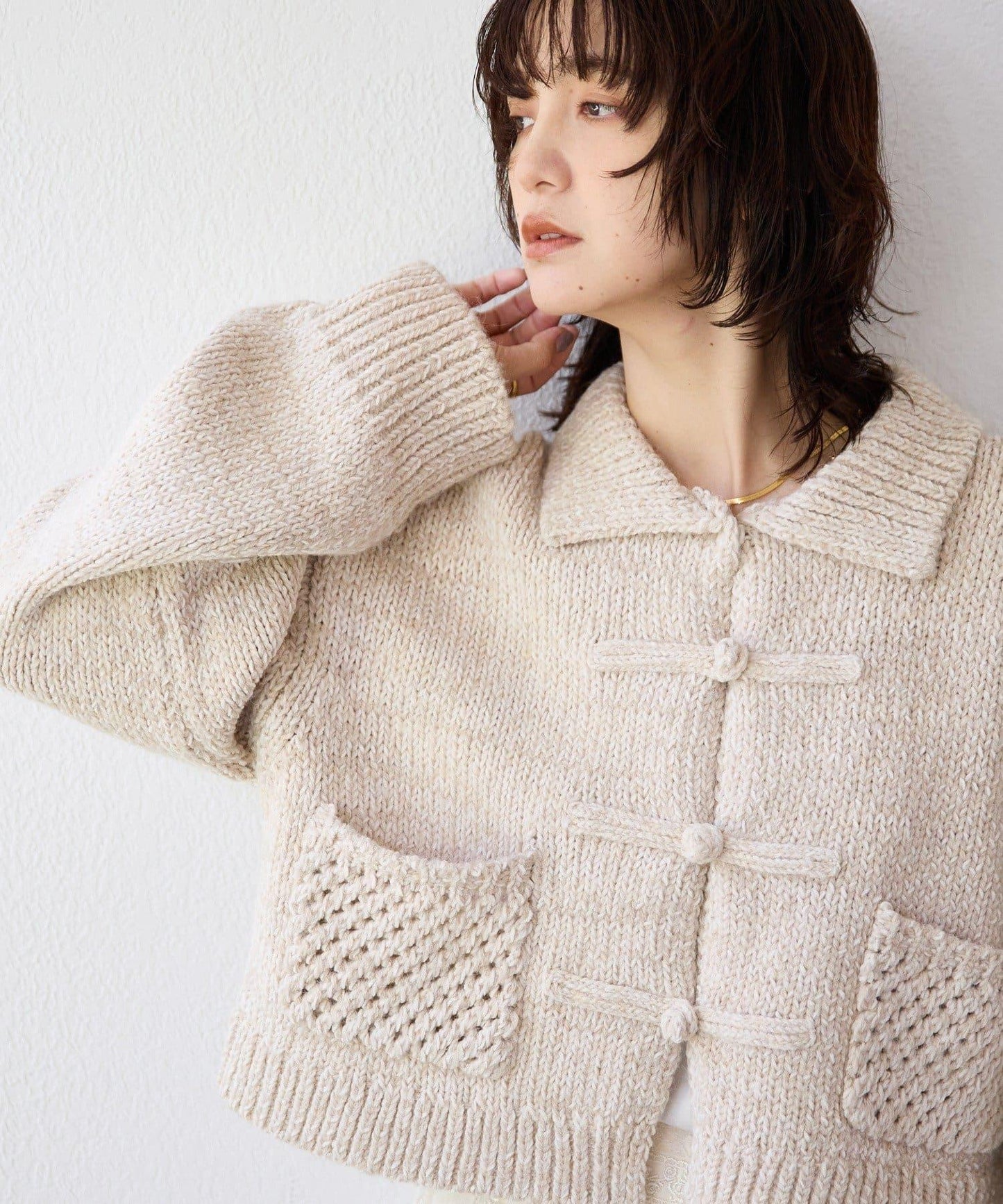 【à Nice (ア ・ニース)】針織夾克