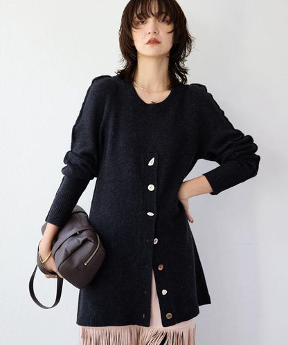 【à Nice (ア ・ニース)】開叉針織衫