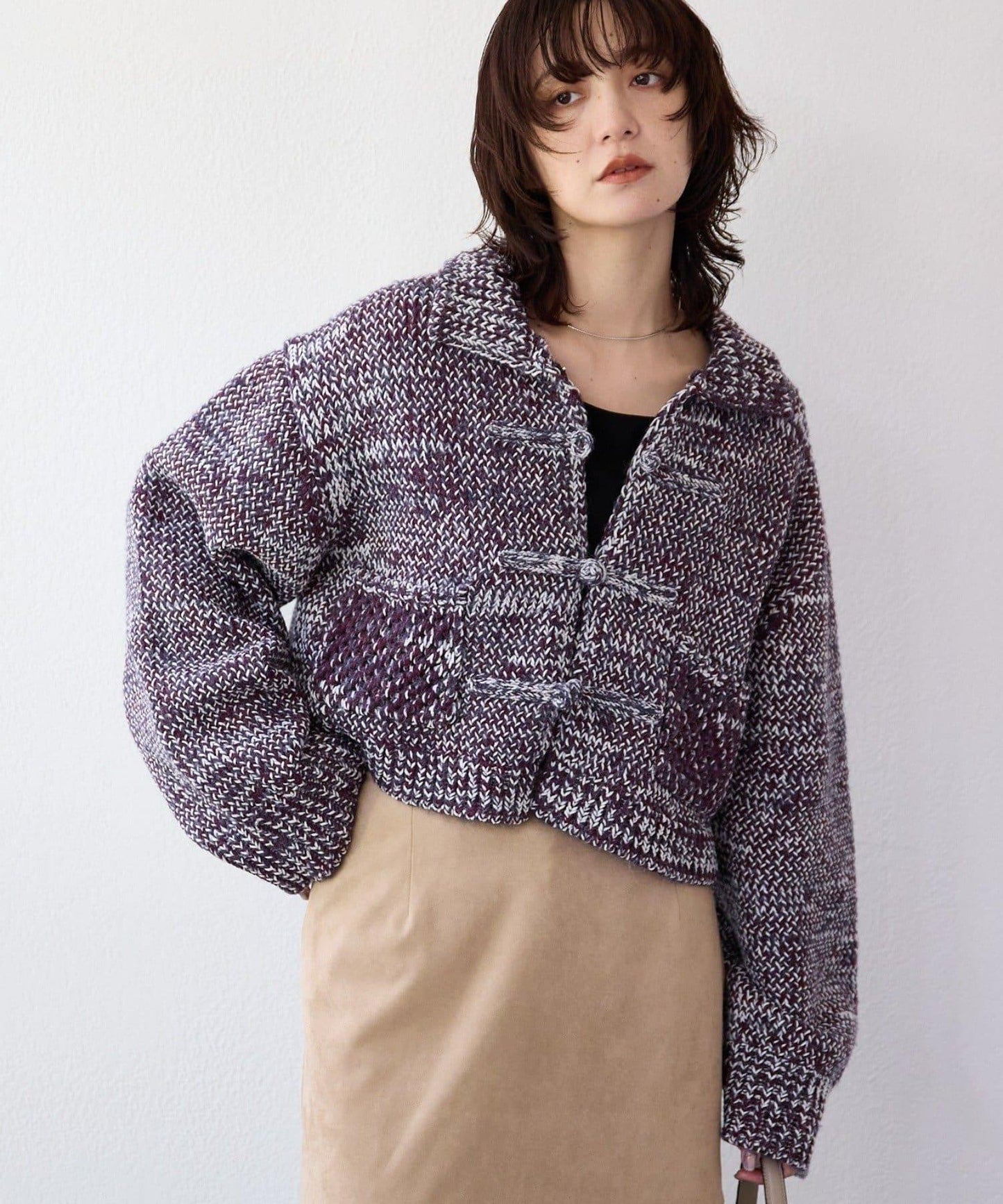 【à Nice (ア ・ニース)】針織夾克