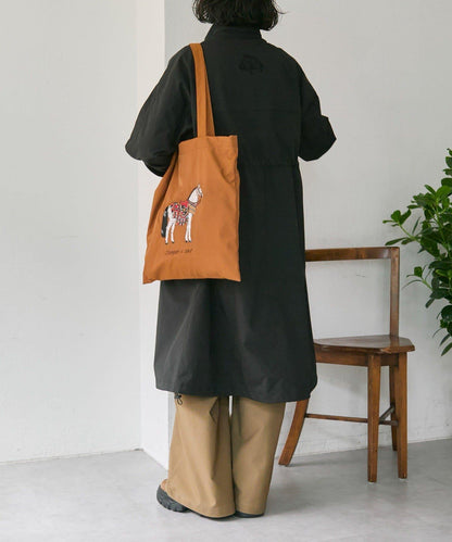 sampo×ear馬蹄形子母托特包《防潑水/B4尺寸適用》