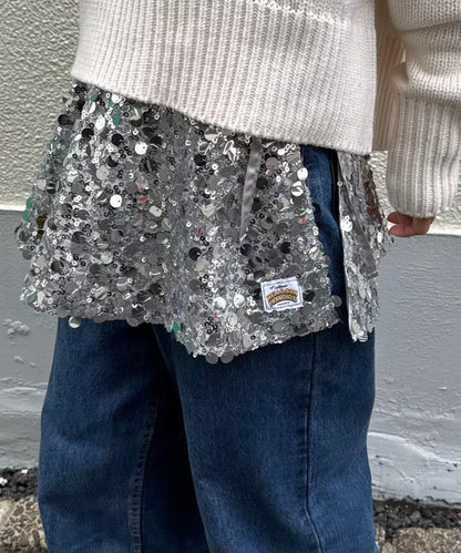 ★【HELLO.SANFRANCISCO/ハローサンフランシスコ】多功能亮片裹身半身裙