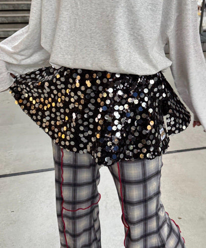 ★【HELLO.SANFRANCISCO/ハローサンフランシスコ】多功能亮片裹身半身裙