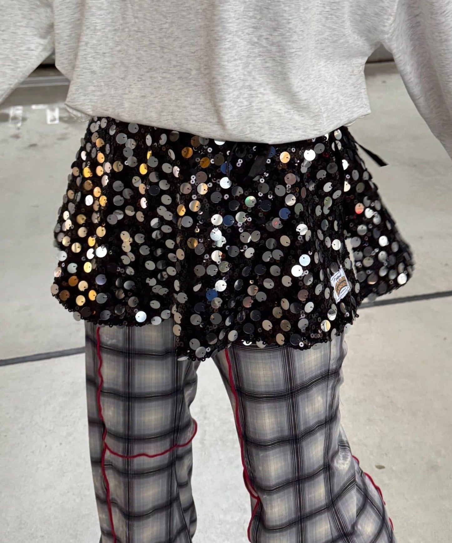 ★【HELLO.SANFRANCISCO/ハローサンフランシスコ】多功能亮片裹身半身裙