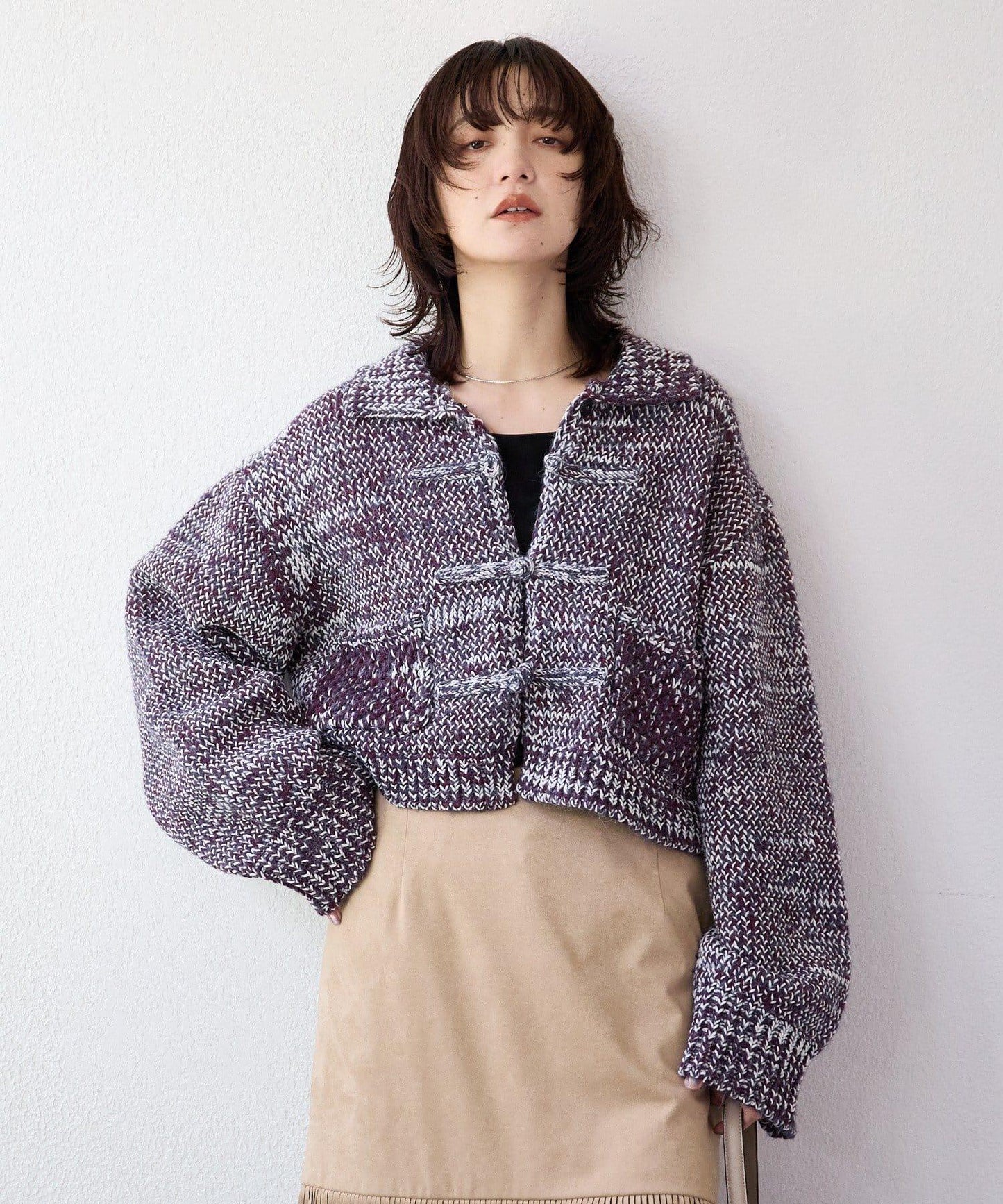 【à Nice (ア ・ニース)】針織夾克