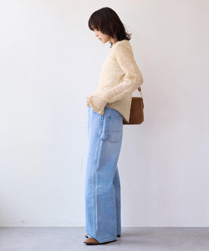 【à Nice (ア ・ニース)】馬海毛提花針織衫