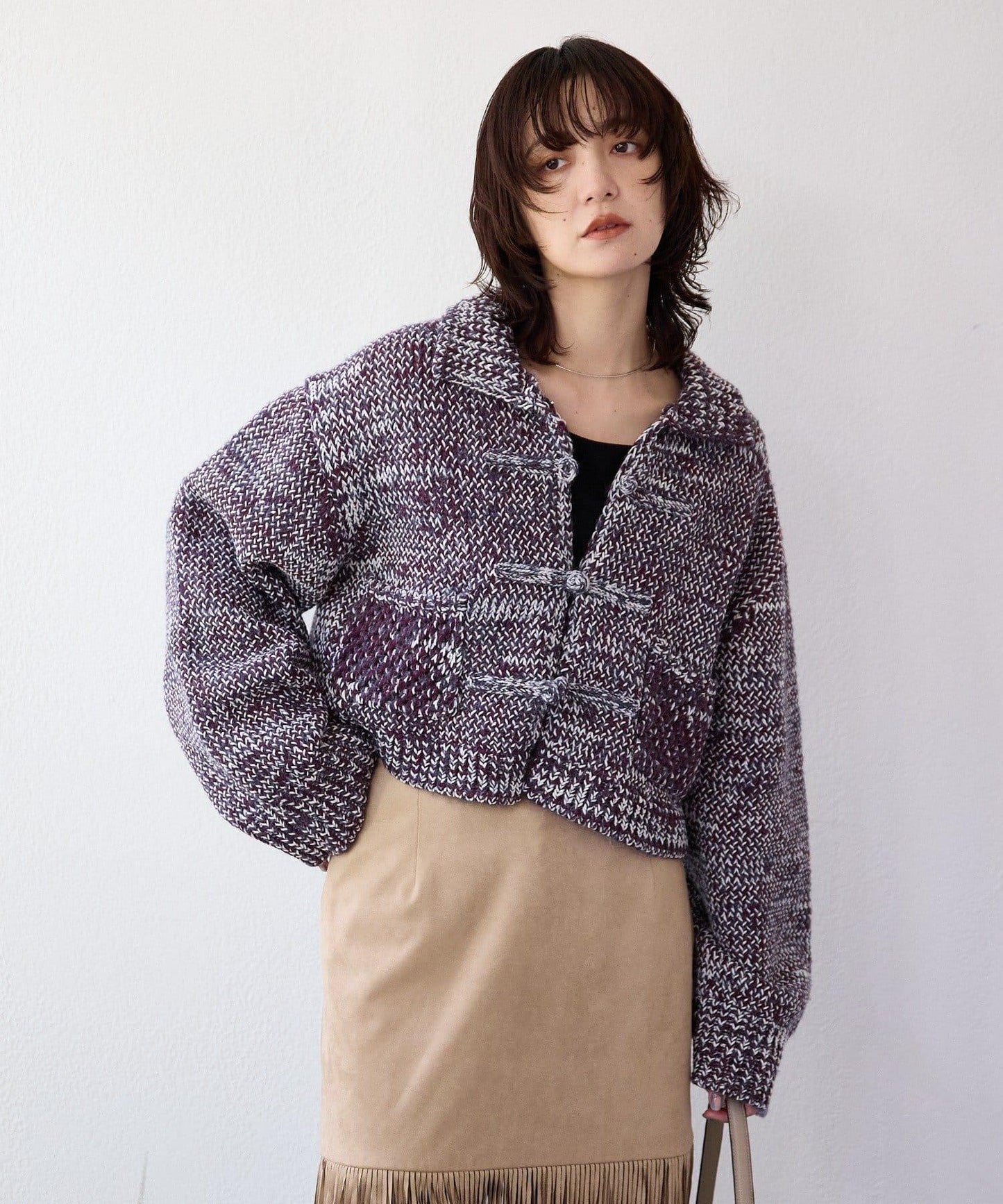 【à Nice (ア ・ニース)】針織夾克