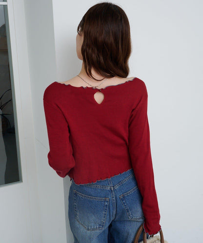 柔軟親膚針織套頭衫