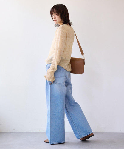 【à Nice (ア ・ニース)】馬海毛提花針織衫