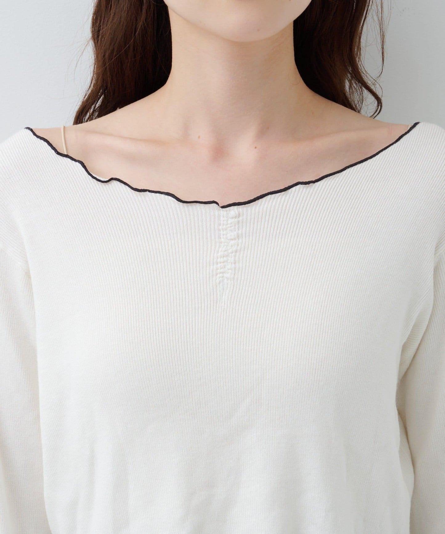 柔軟親膚針織套頭衫