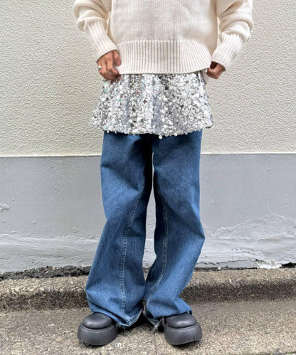 ★【HELLO.SANFRANCISCO/ハローサンフランシスコ】多功能亮片裹身半身裙