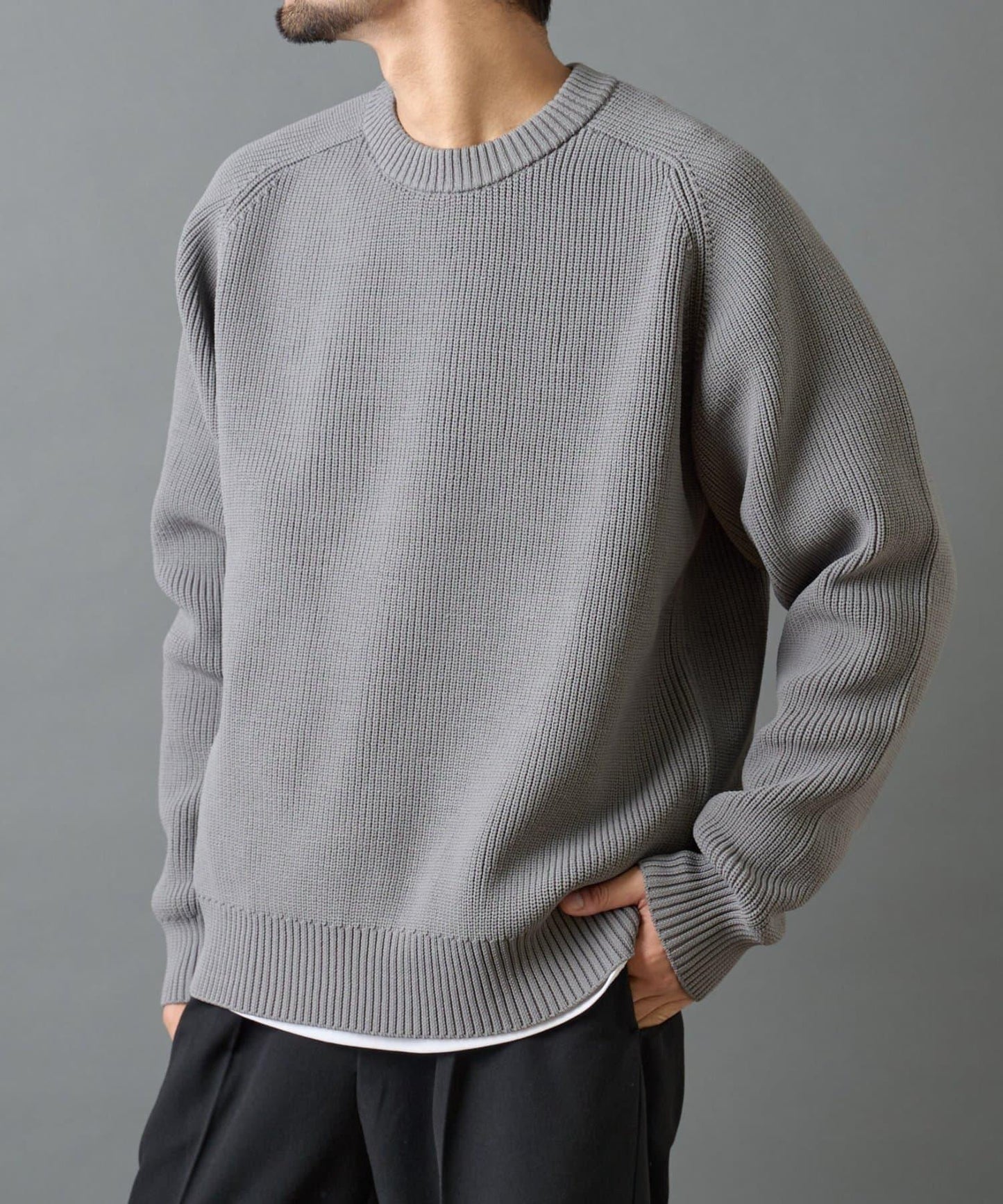 科技針織套頭衫