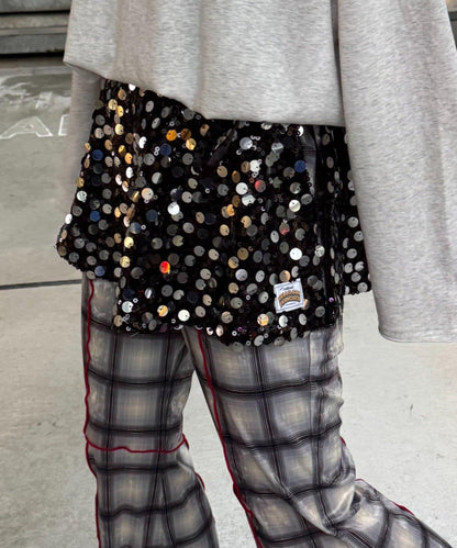 ★【HELLO.SANFRANCISCO/ハローサンフランシスコ】多功能亮片裹身半身裙