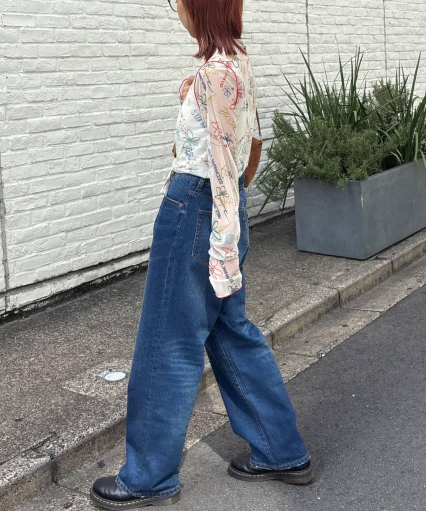 ★【HELLO.SANFRANCISCO/ハローサンフランシスコ】塗鴉圖案藝術上衣