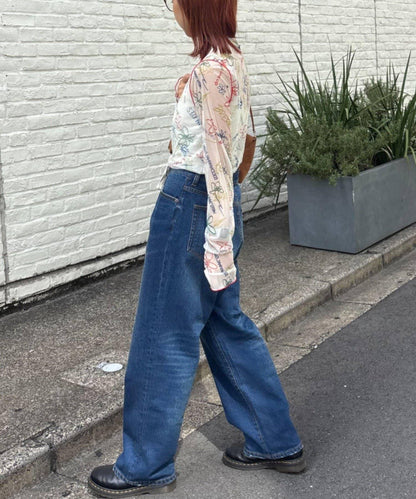 ★【HELLO.SANFRANCISCO/ハローサンフランシスコ】塗鴉圖案藝術上衣