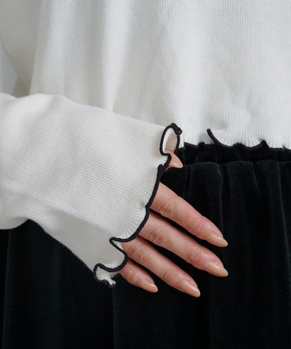 柔軟親膚針織套頭衫