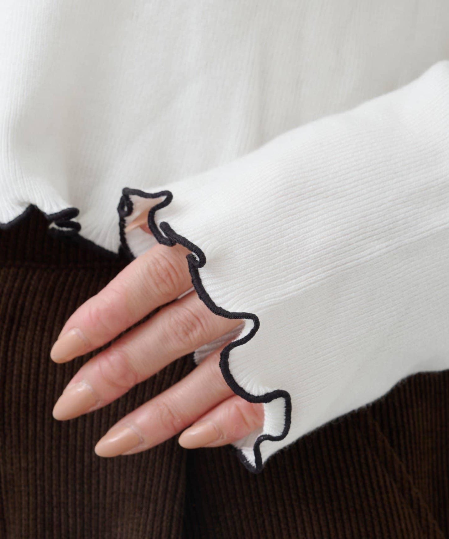 柔軟親膚針織套頭衫