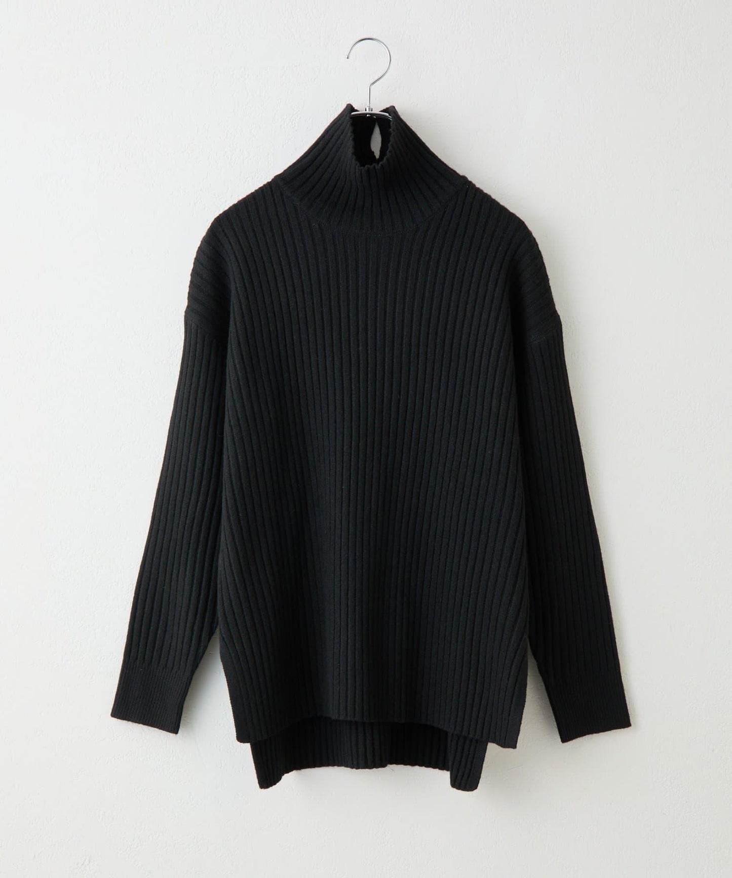 relax羅紋高領針織衫