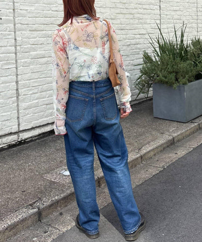 ★【HELLO.SANFRANCISCO/ハローサンフランシスコ】塗鴉圖案藝術上衣