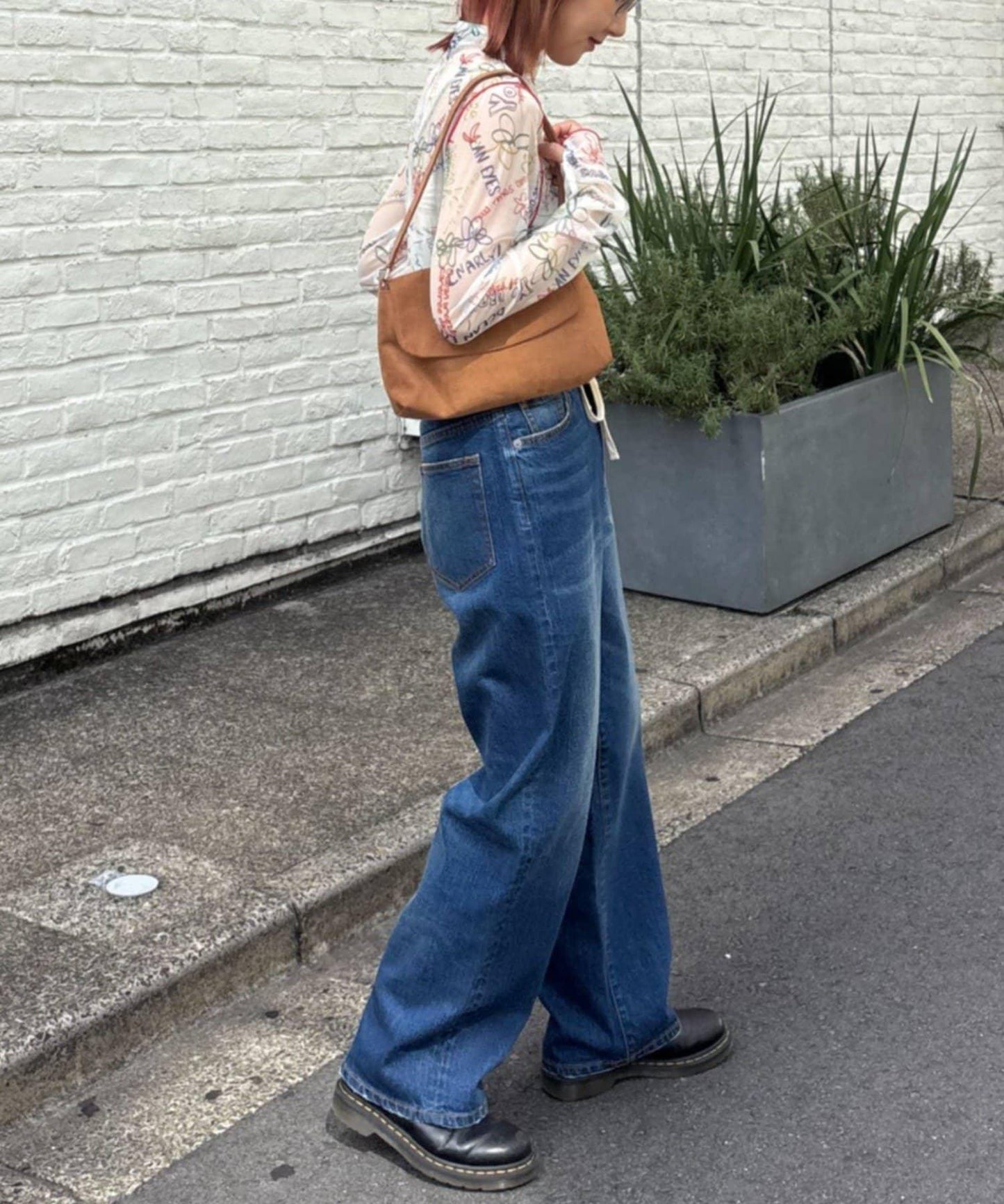 ★【HELLO.SANFRANCISCO/ハローサンフランシスコ】塗鴉圖案藝術上衣