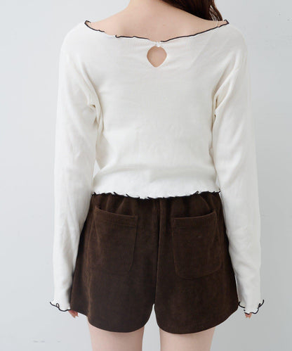 柔軟親膚針織套頭衫