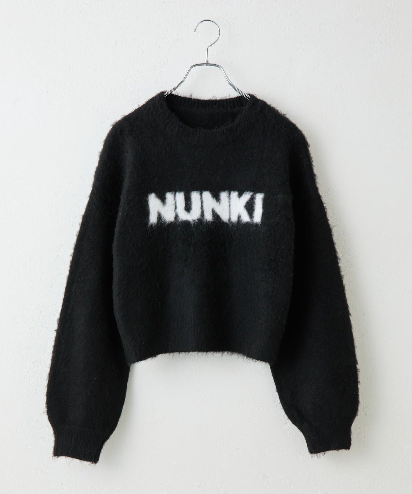 NUNKI標誌提花針織套頭衫