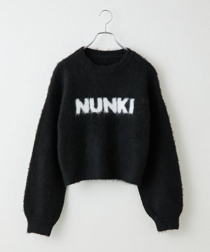 NUNKI標誌提花針織套頭衫
