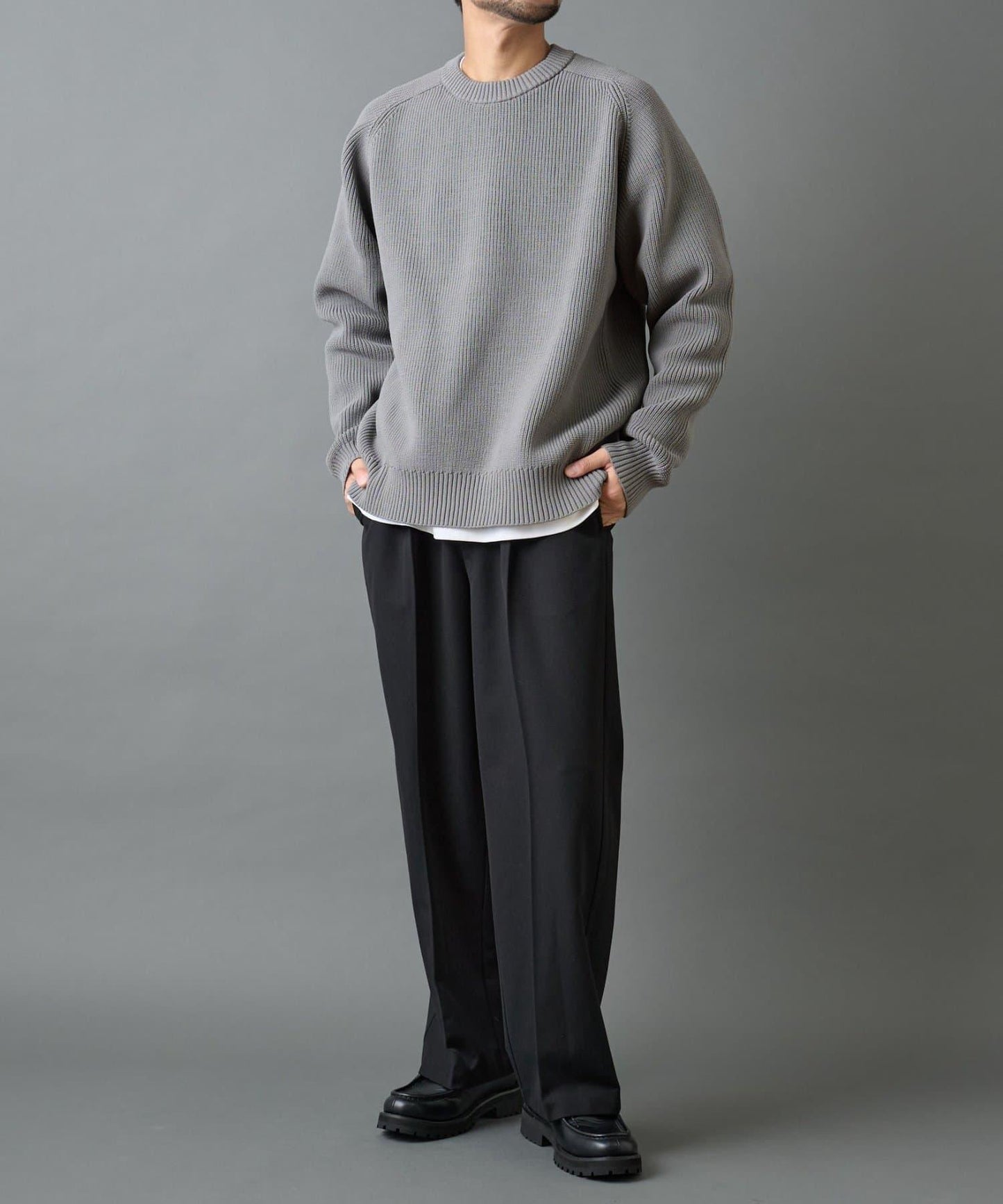 科技針織套頭衫